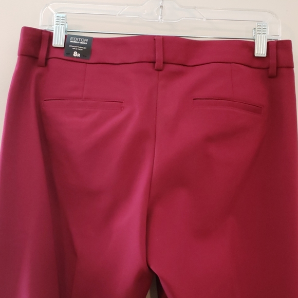 NWT Express Burgundy dress pant - Picture 3 of 8